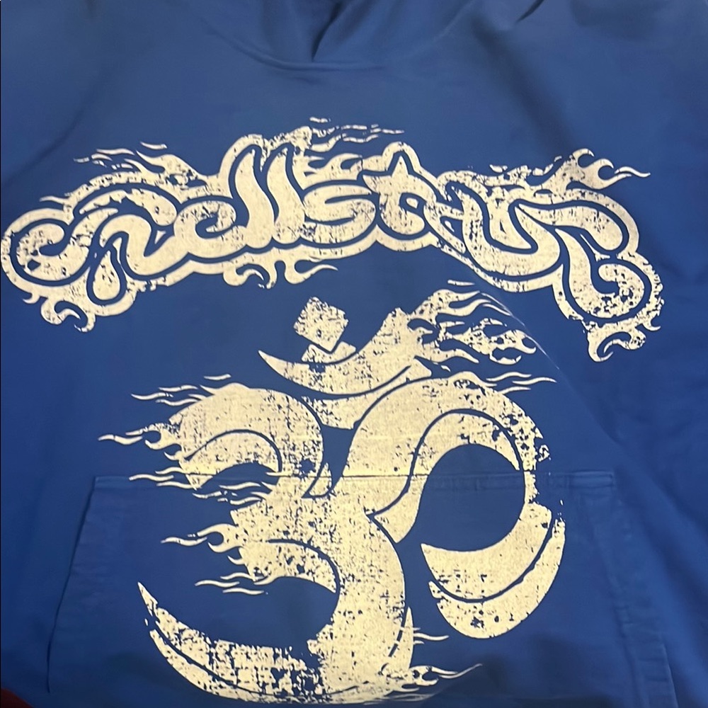 Rolls Up Blue Hoodie
